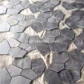 Azulejos de piso de piedra natural Spray de agua con incrustaciones de Carrara